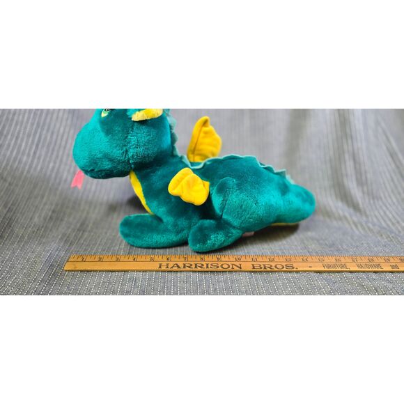 Vintage 1987 Dakin Fun Farm 16" Green Puff The Magic Dragon Plush Toy - Picture 7 of 8